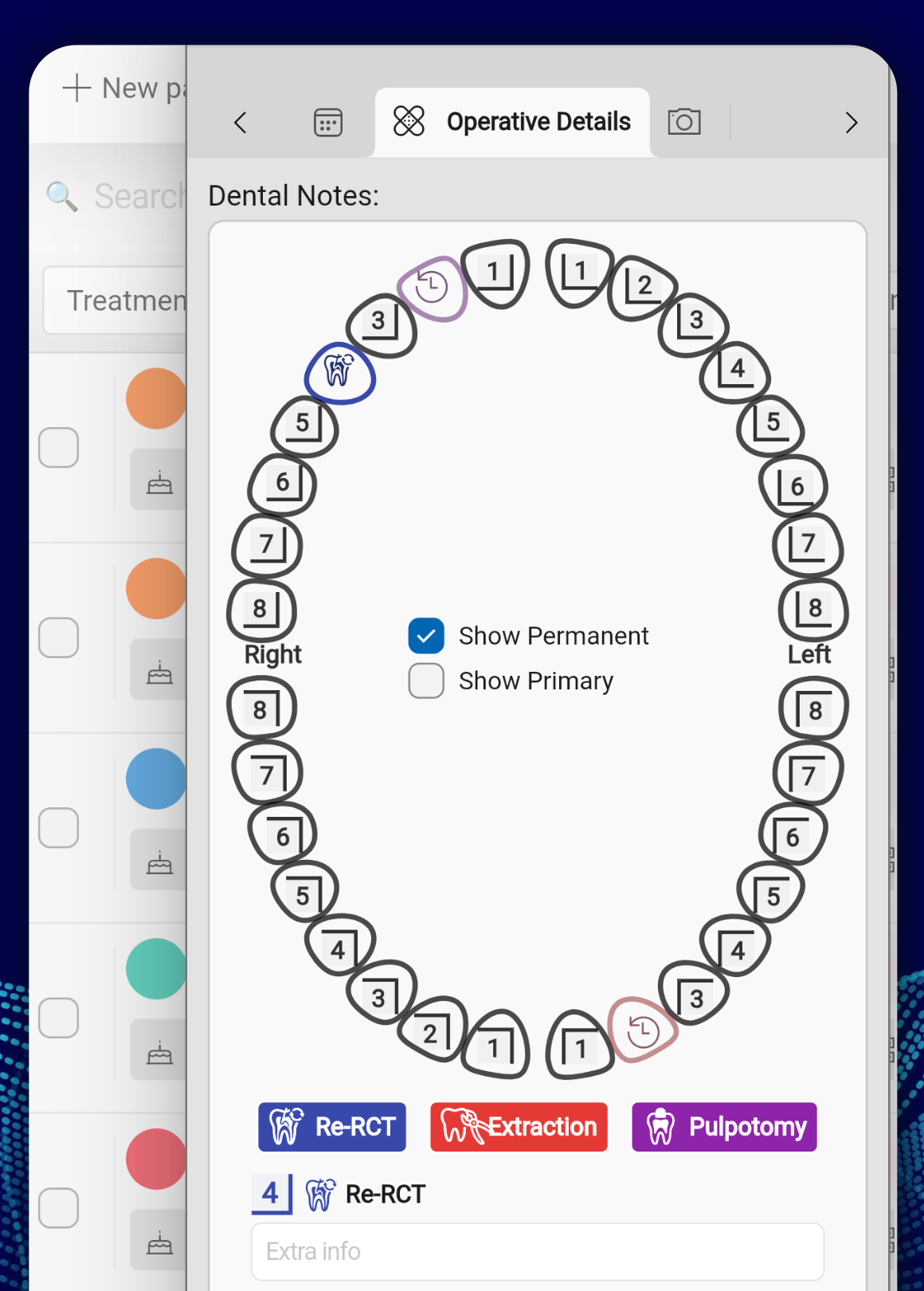 ChatDENT Android dental chart